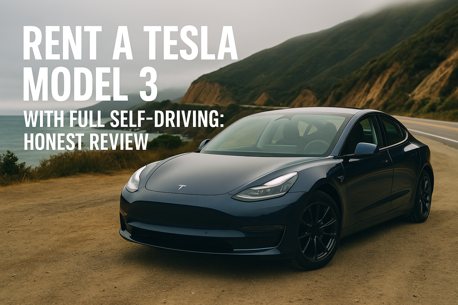 Rent a Tesla Model 3 with Full Self-Driving Honest Review