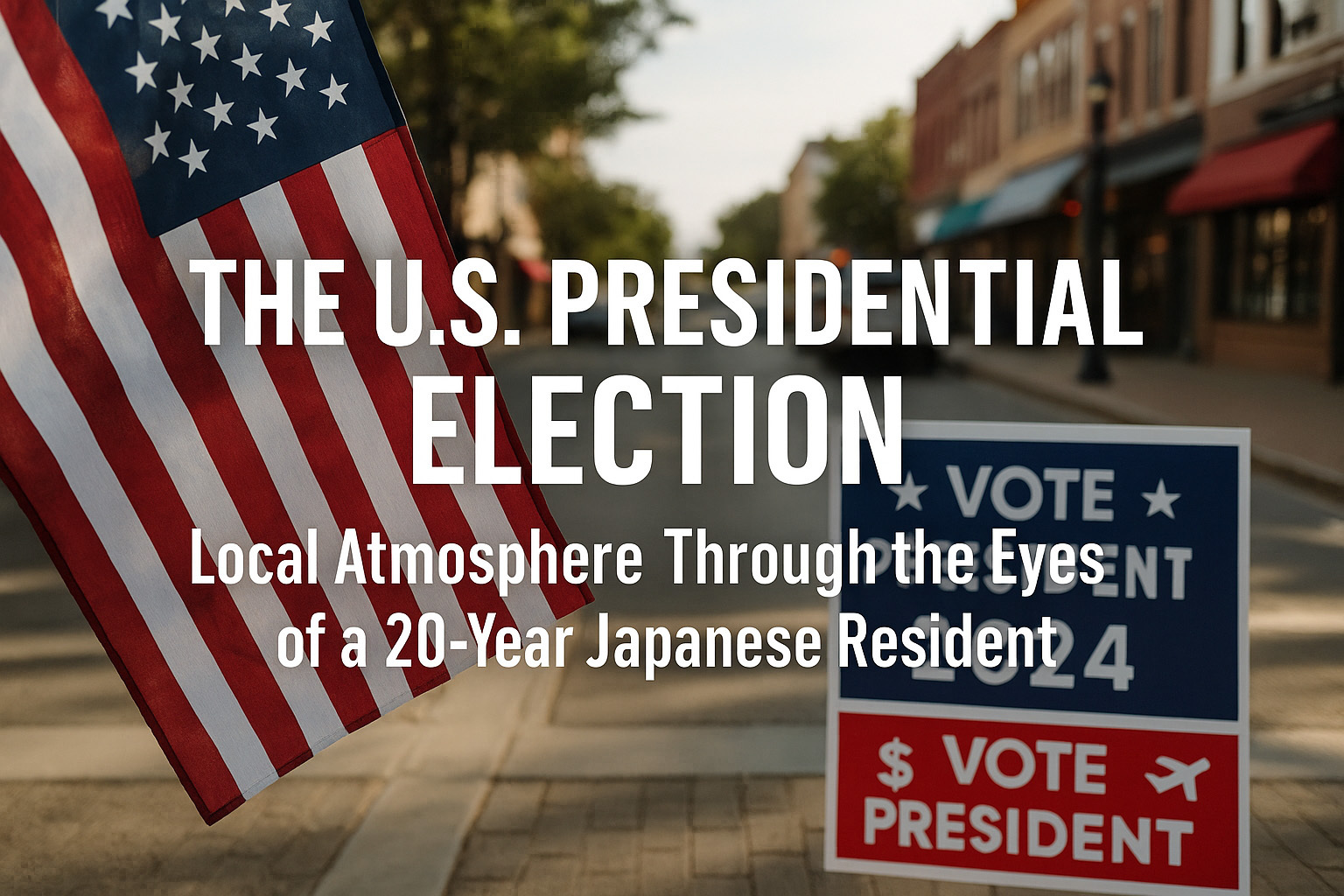 The U.S. Presidential Election: Local Atmosphere Through the Eyes of a Japanese Resident of 20 Years