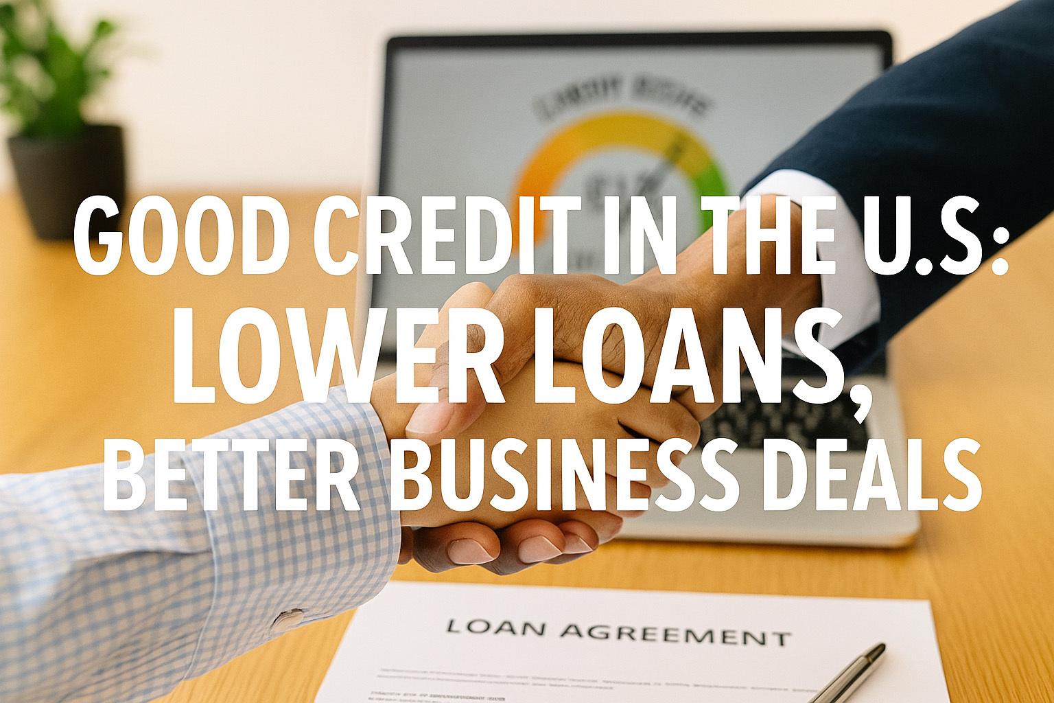 Good Credit in the U.S.: Lower Loans, Better Business Deals