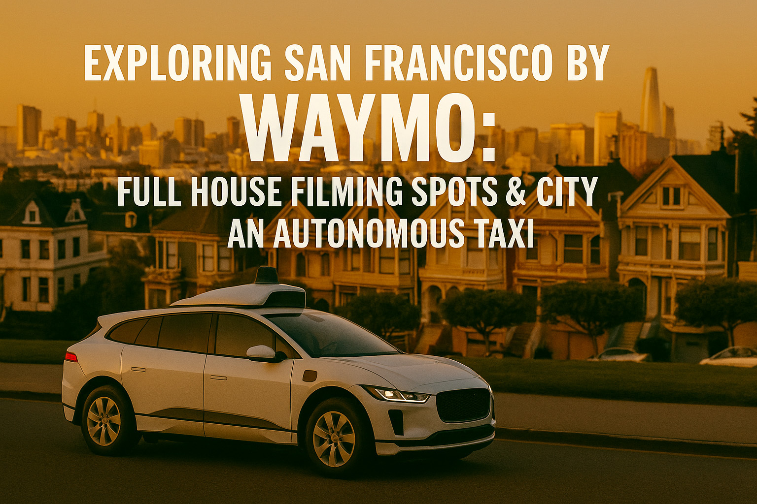 Exploring San Francisco by Waymo Full House Filming Spots & City Landmarks with an Autonomous Tax