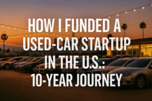 How I Funded a Used-Car Startup in the U.S. 10-Year Journey