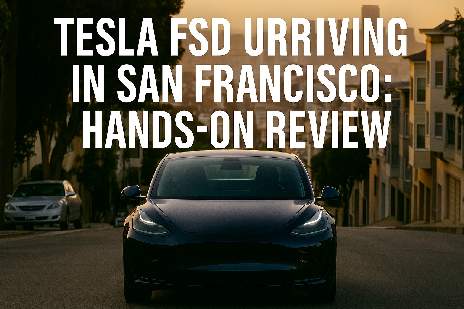 Tesla FSD Urban Driving in San Francisco Hands-On Review