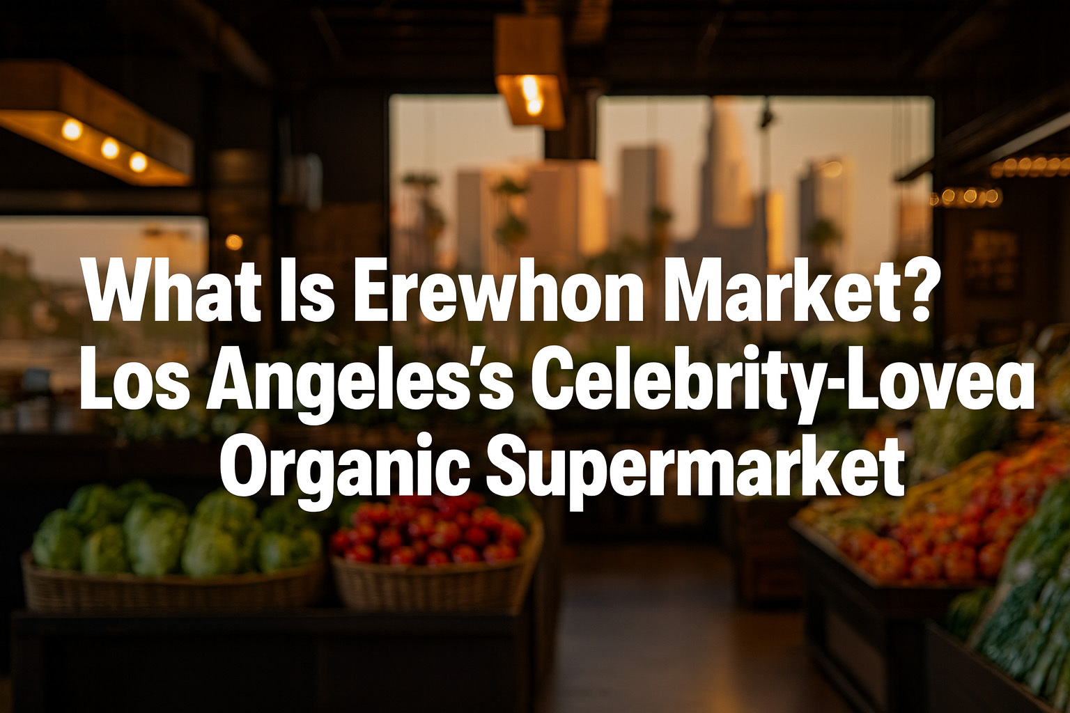 What Is Erewhon Market? All About Los Angeles’s Celebrity‑Loved Organic Supermarket