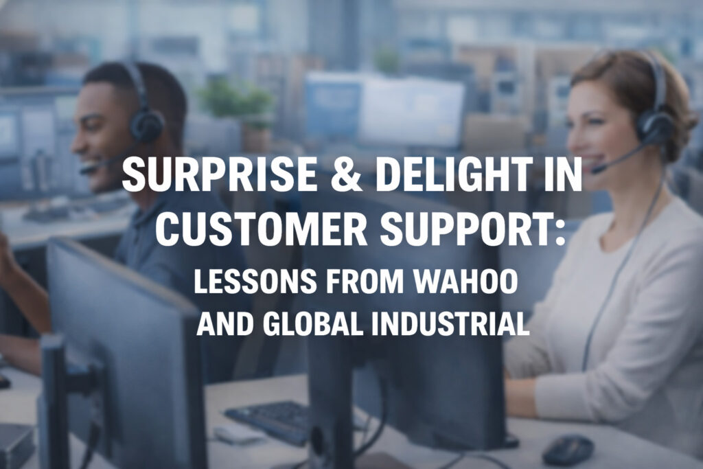 Surprise & Delight in Customer Support Lessons from Wahoo and Global Industrial